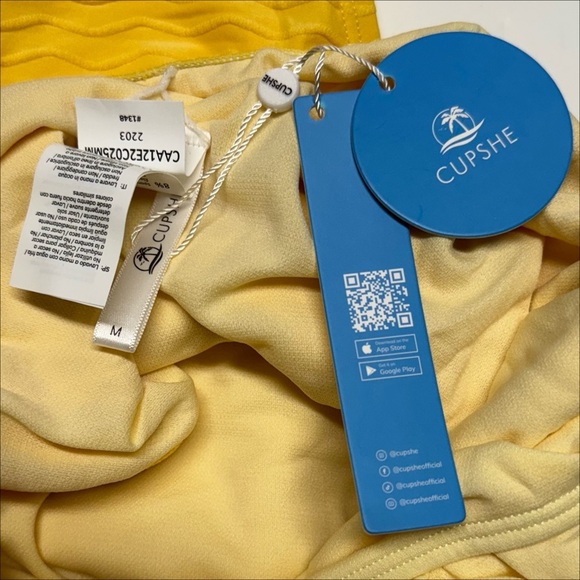 Cupshe | Arizona Roda Trip Belted Ring Square Neck One Piece Swimsuit-Resort NWT - Picture 10 of 14